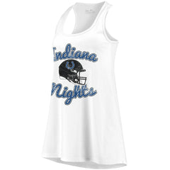 Indianapolis Colts Majestic Threads Women's Indiana Nights Alternate Racerback Tank Top White - NFL