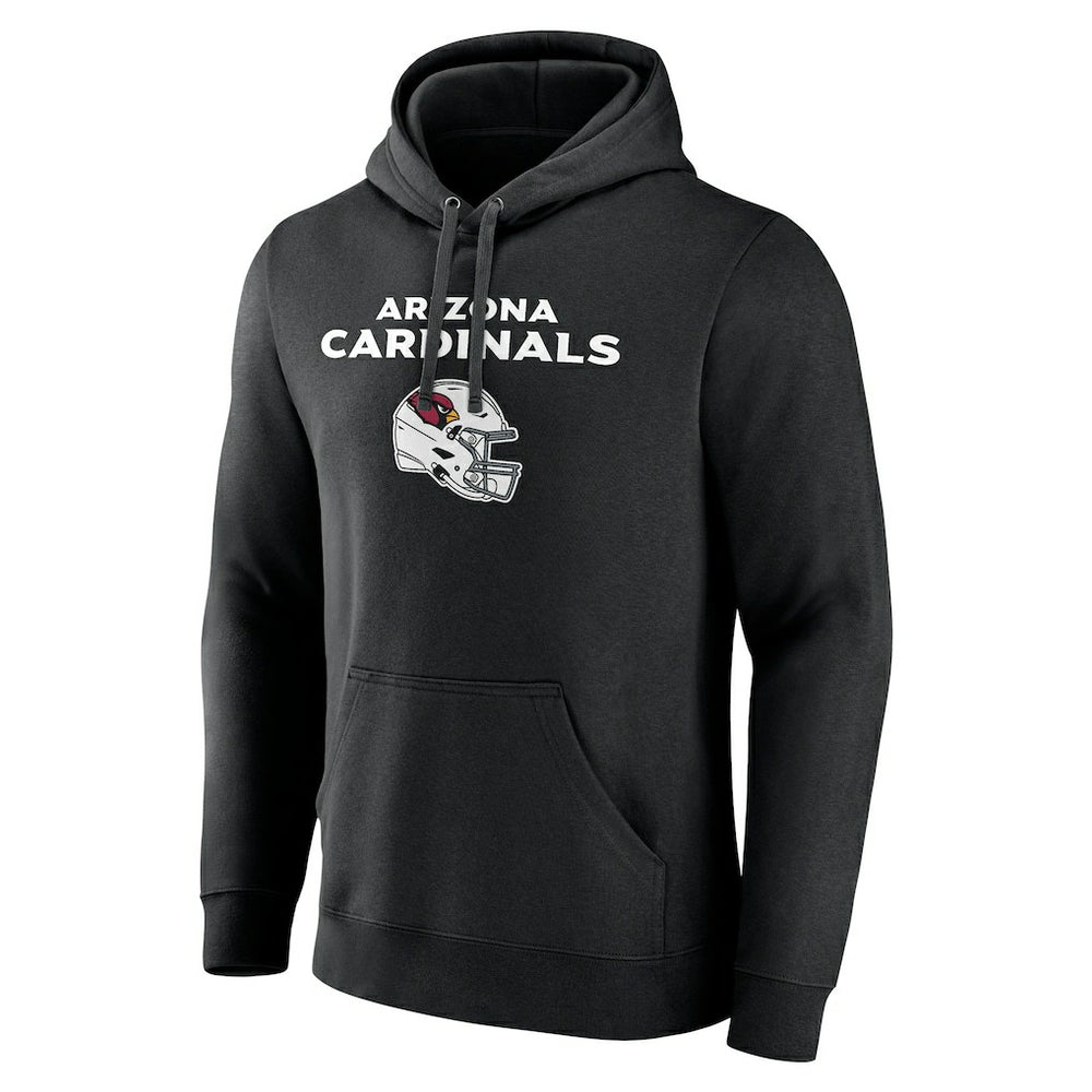 Arizona Cardinals Personalized Name & Number Team Wordmark Pullover Hoodie Black - NFL