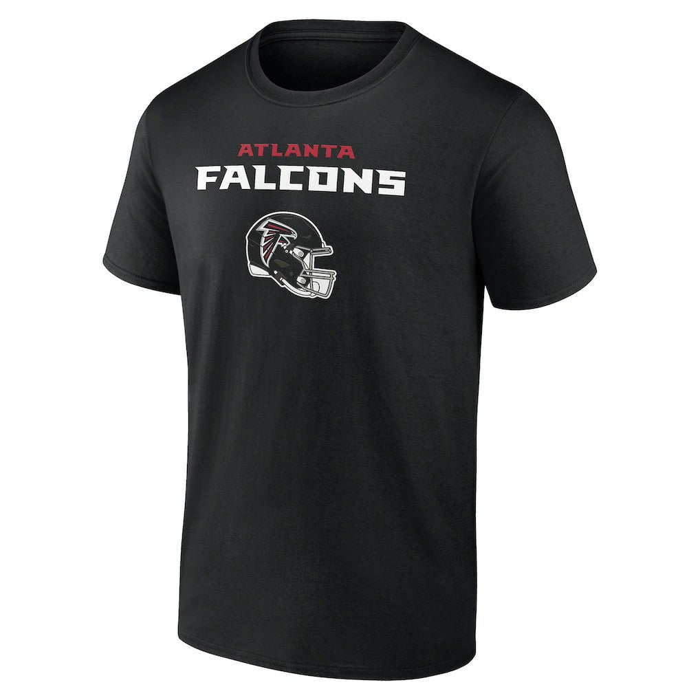 Atlanta Falcons Personalized Name & Number Team Wordmark T-Shirt Black - NFL