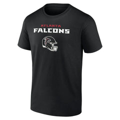 Atlanta Falcons Personalized Name & Number Team Wordmark T-Shirt Black - NFL
