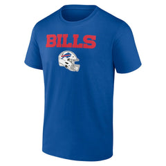 Buffalo Bills Personalized Name & Number Team Wordmark T-Shirt Royal - NFL