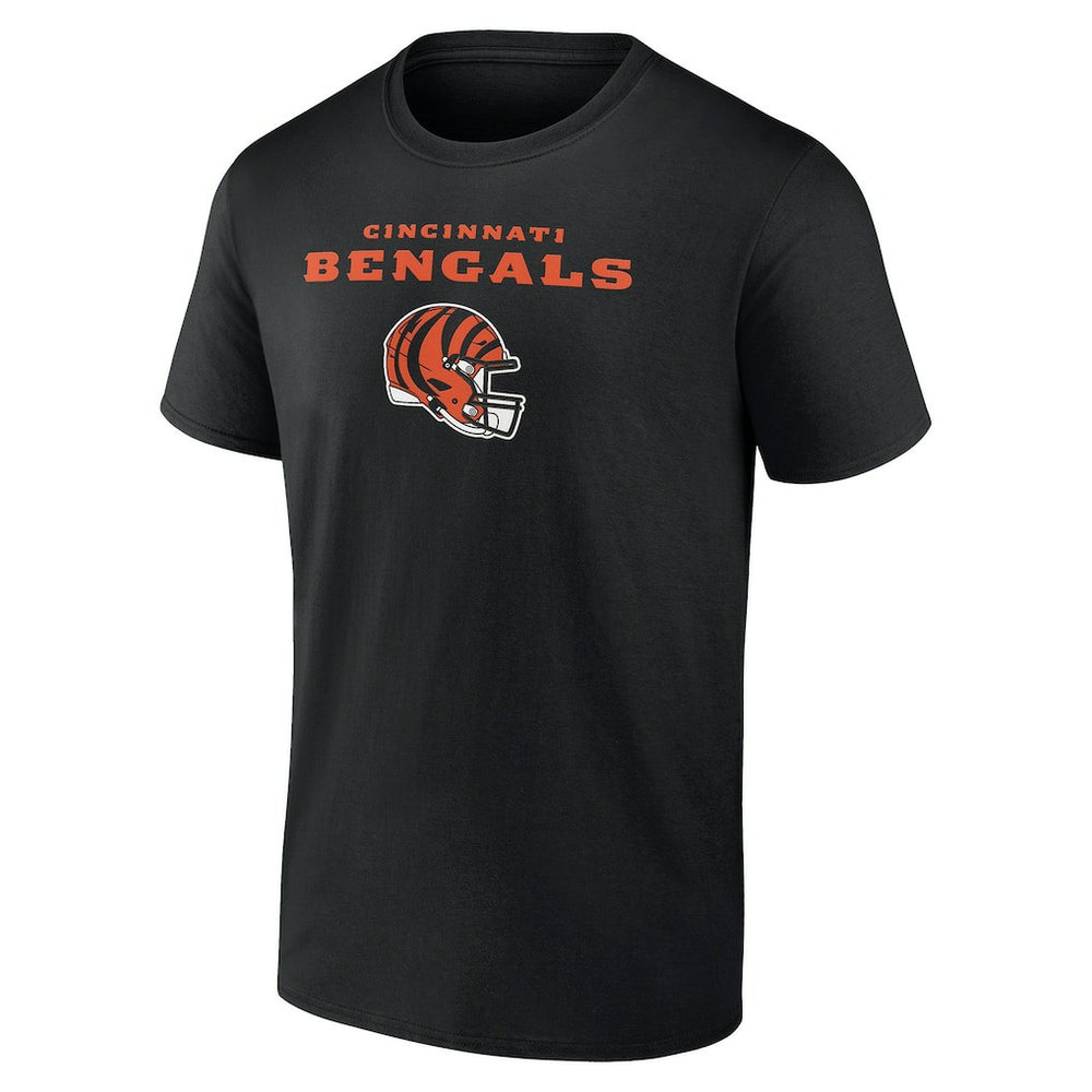 Cincinnati Bengals Personalized Name & Number Team Wordmark T-Shirt Black - NFL