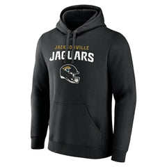 Jacksonville Jaguars Personalized Name & Number Team Wordmark Pullover Hoodie Black - NFL