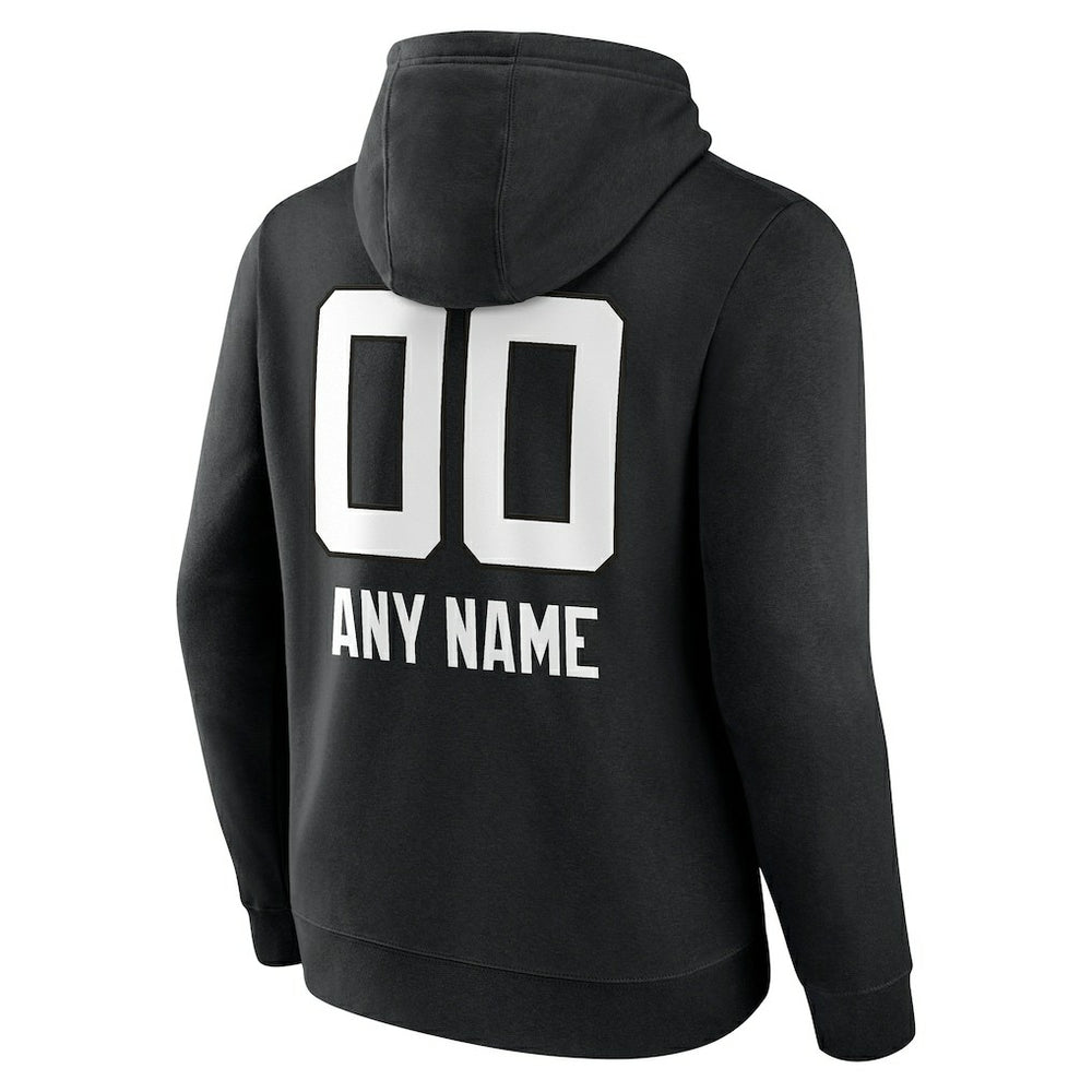 Jacksonville Jaguars Personalized Name & Number Team Wordmark Pullover Hoodie Black - NFL