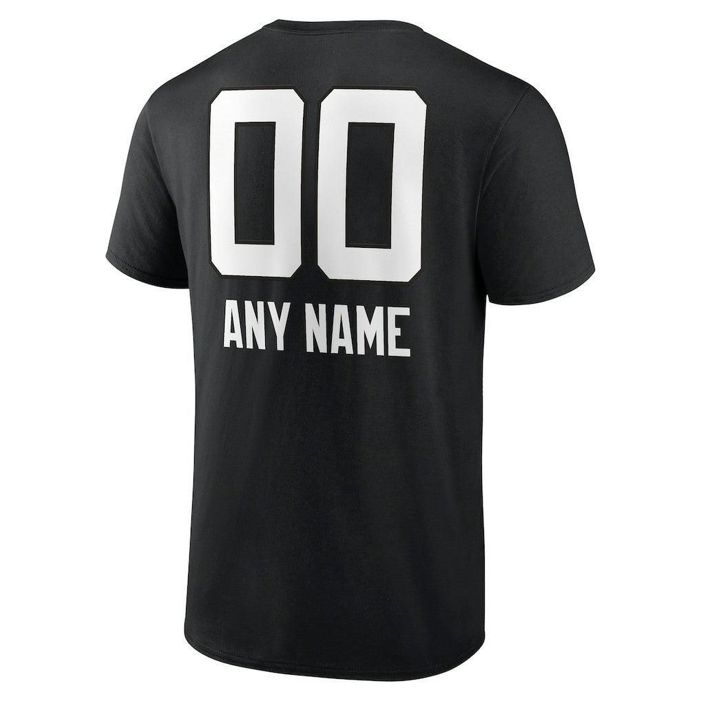 Jacksonville Jaguars Personalized Name & Number Team Wordmark T-Shirt Black - NFL