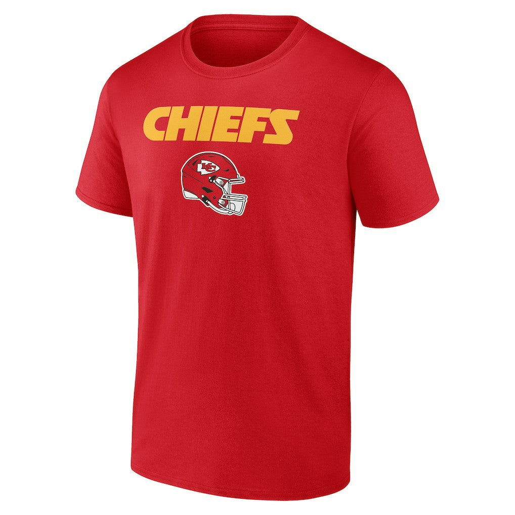 Kansas City Chiefs Personalized Name & Number Team Wordmark T-Shirt Red - NFL