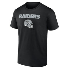 Las Vegas Raiders Personalized Name & Number Team Wordmark T-Shirt Black - NFL