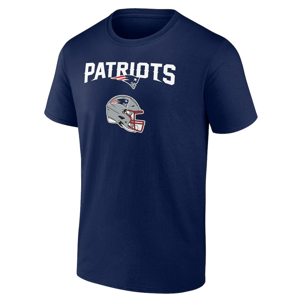 New England Patriots Personalized Name & Number Team Wordmark T-Shirt Navy - NFL
