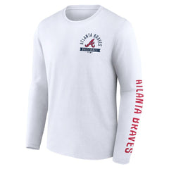 Atlanta Braves Fanatics Press Box Long Sleeve T-Shirt for sale