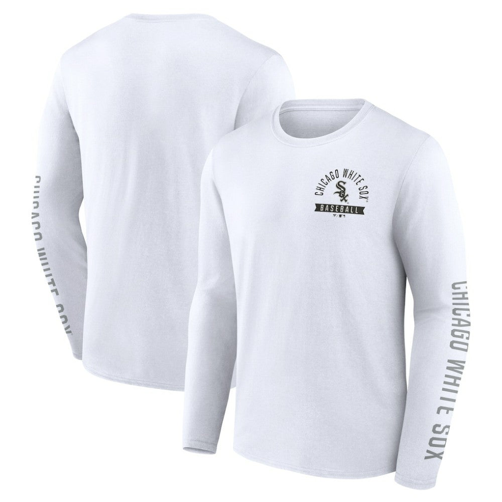Chicago White Sox Fanatics Press Box Long Sleeve T-Shirt Clearance