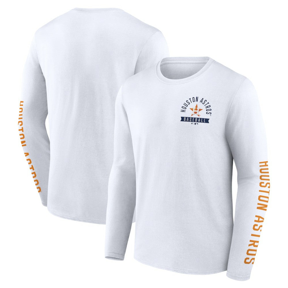 Houston Astros Fanatics Press Box Long Sleeve T-Shirt Online