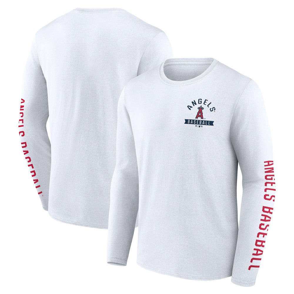Los Angeles Angels Fanatics Press Box Long Sleeve T-Shirt Near Me