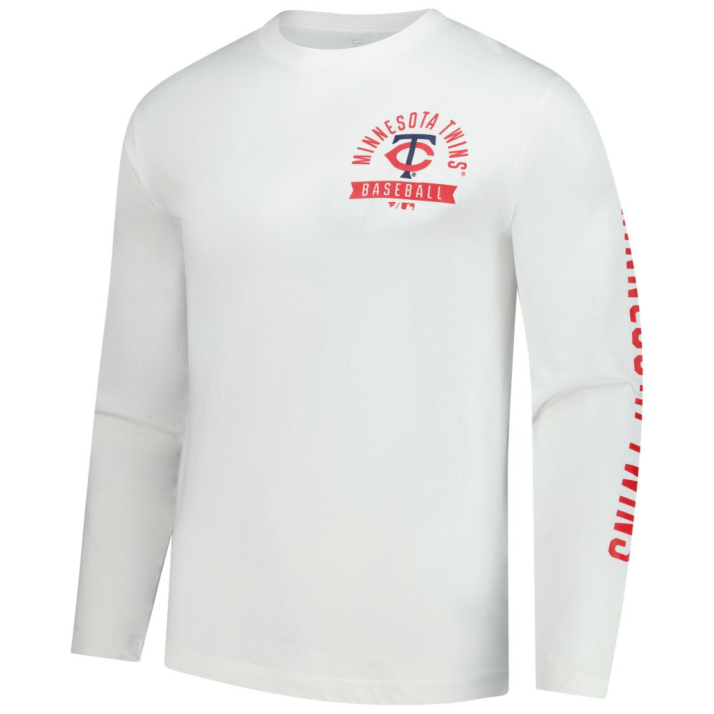 Minnesota Twins Fanatics Press Box Long Sleeve T-Shirt Clearance