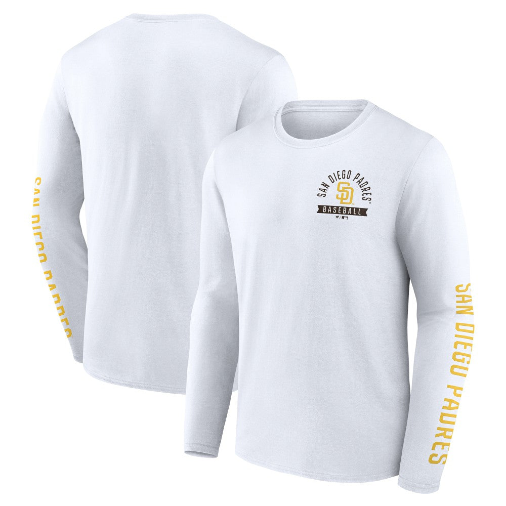 San Diego Padres Fanatics Press Box Long Sleeve T-Shirt discount