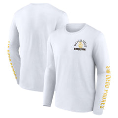 San Diego Padres Fanatics Press Box Long Sleeve T-Shirt discount