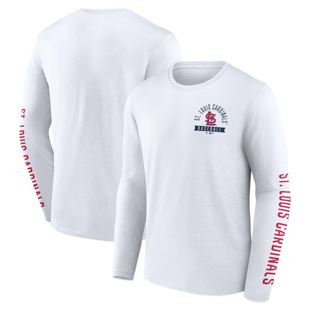 St. Louis Cardinals Fanatics Press Box Long Sleeve T-Shirt Lifestyle