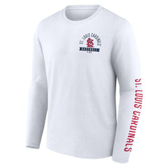 St. Louis Cardinals Fanatics Press Box Long Sleeve T-Shirt Lifestyle