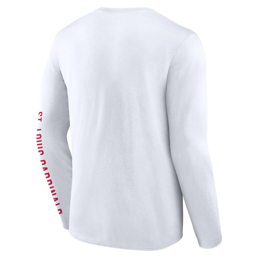St. Louis Cardinals Fanatics Press Box Long Sleeve T-Shirt Lifestyle