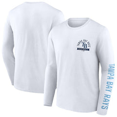 Tampa Bay Rays Fanatics Press Box Long Sleeve T-Shirt discount