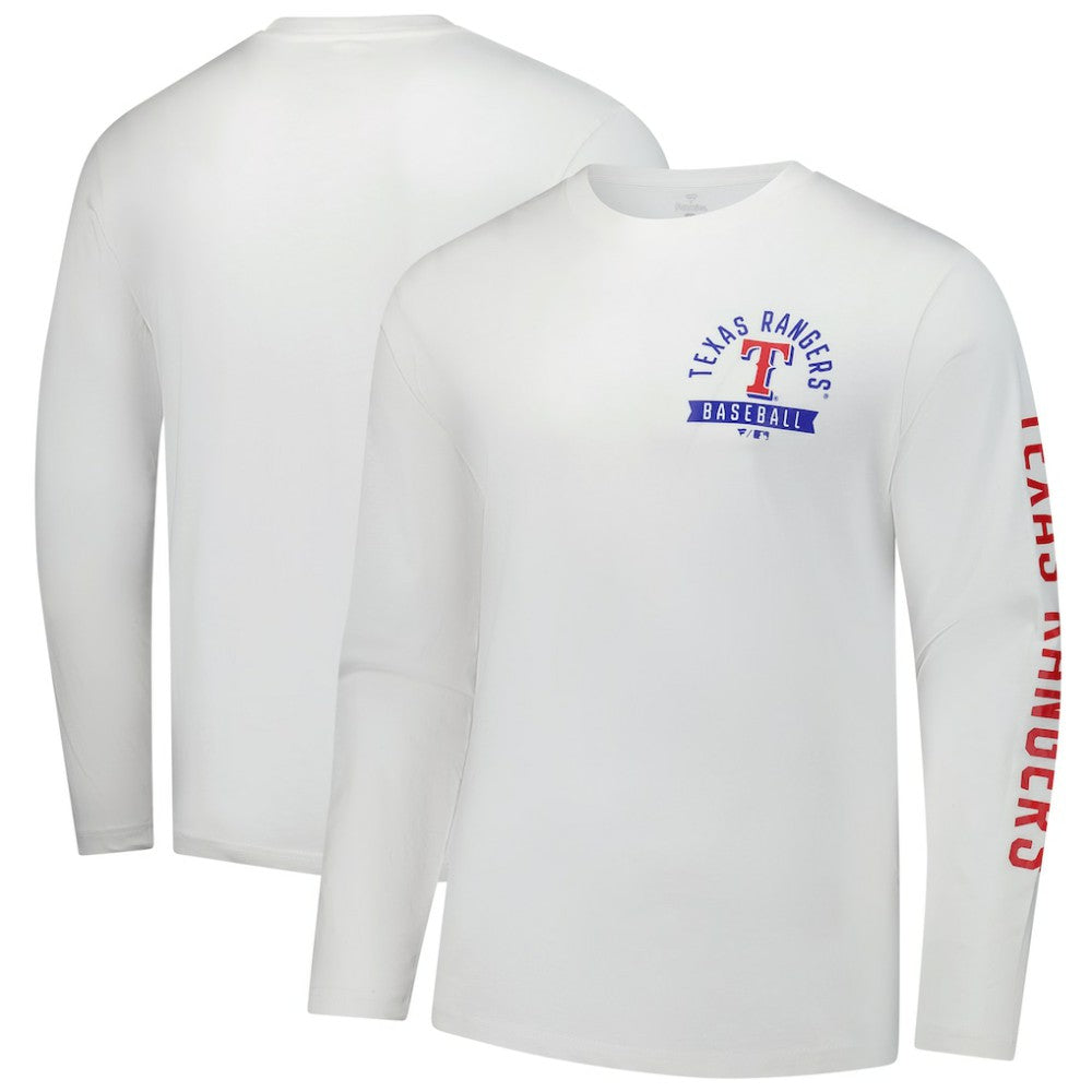 Texas Rangers Fanatics Press Box Long Sleeve T-Shirt Sale