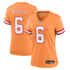 Baker Mayfield Tampa Bay Buccaneers Women's Throwback Game Jersey Orange - Nike