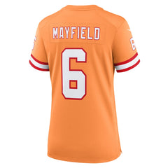 Baker Mayfield Tampa Bay Buccaneers Women's Throwback Game Jersey Orange - Nike