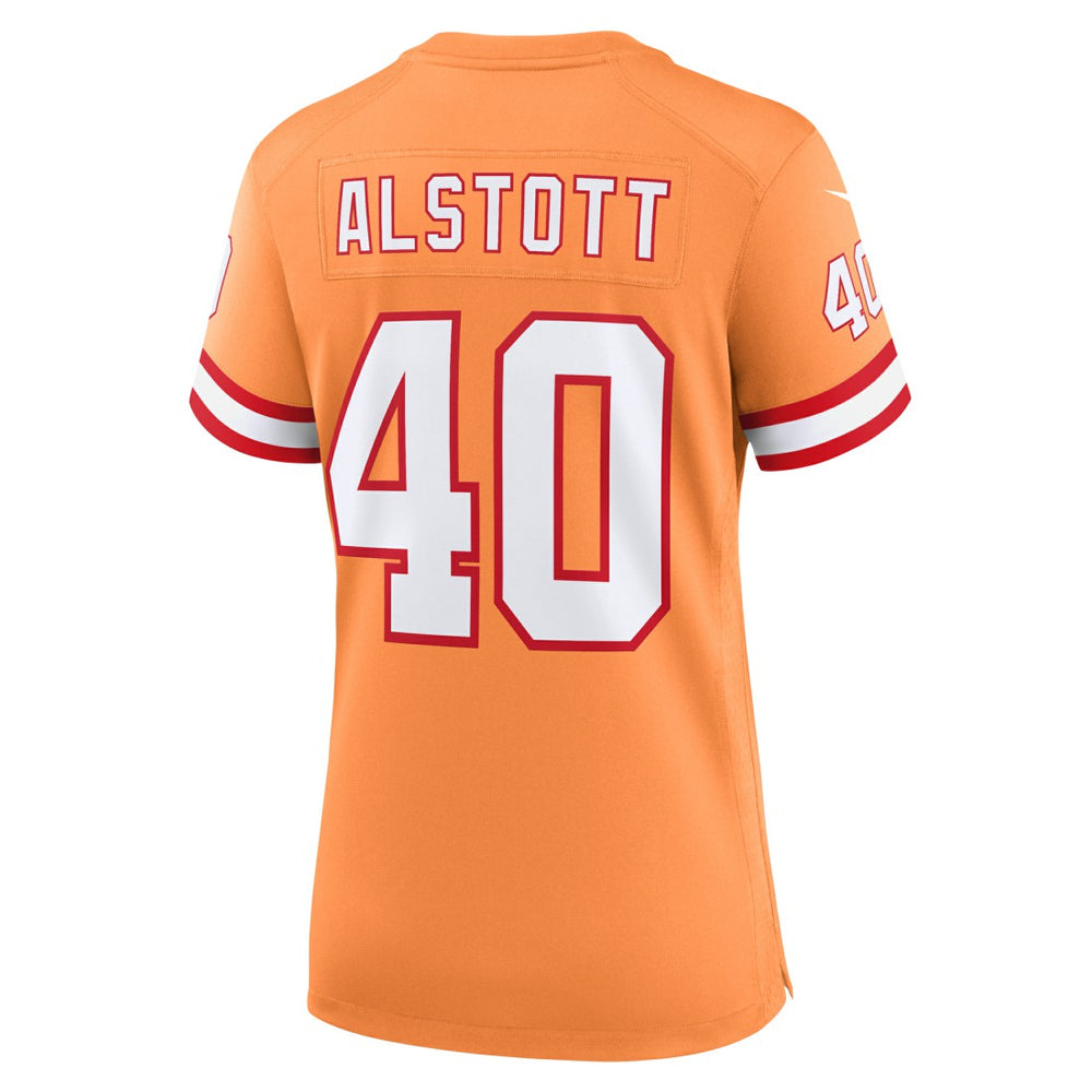 Mike Alstott Tampa Bay Buccaneers Women's Throwback Game Jersey Orange - Nike