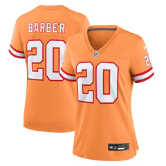 Ronde Barber Tampa Bay Buccaneers Women's Throwback Game Jersey Orange - Nike