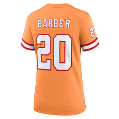 Ronde Barber Tampa Bay Buccaneers Women's Throwback Game Jersey Orange - Nike