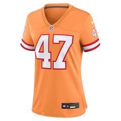 John Lynch Tampa Bay Buccaneers Women's Throwback Game Jersey Orange - Nike