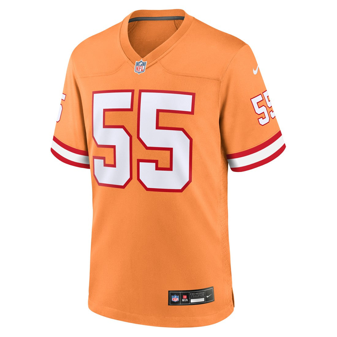 Derrick Brooks Tampa Bay Buccaneers Throwback Game Jersey Orange - Nike