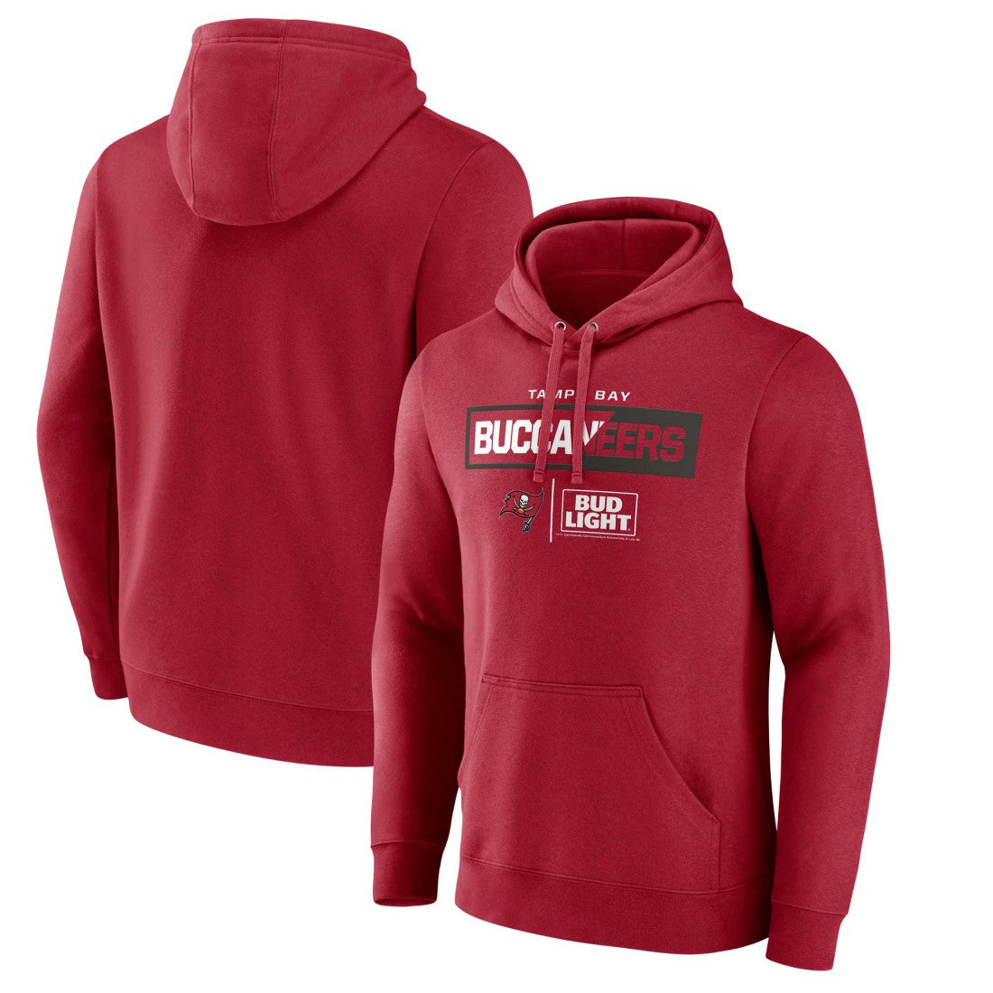 Tampa Bay Buccaneers NFL x Bud Light Pullover Hoodie Red - NFL