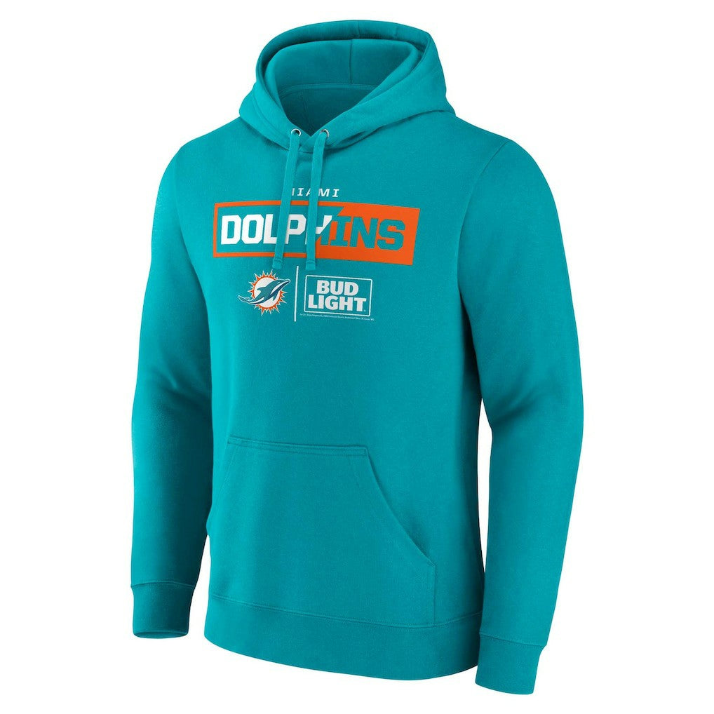 Miami Dolphins NFL x Bud Light Pullover Hoodie Aqua - NFL