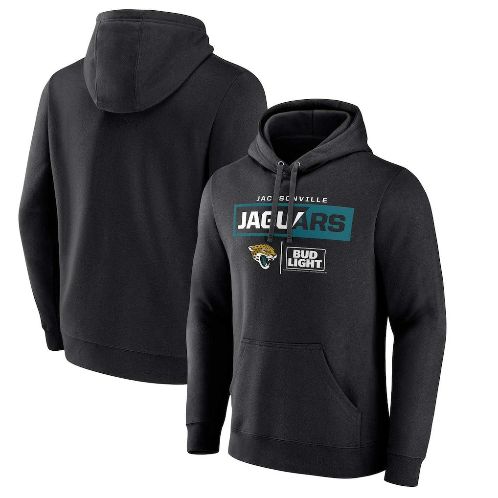 Jacksonville Jaguars NFL x Bud Light Pullover Hoodie Black - NFL
