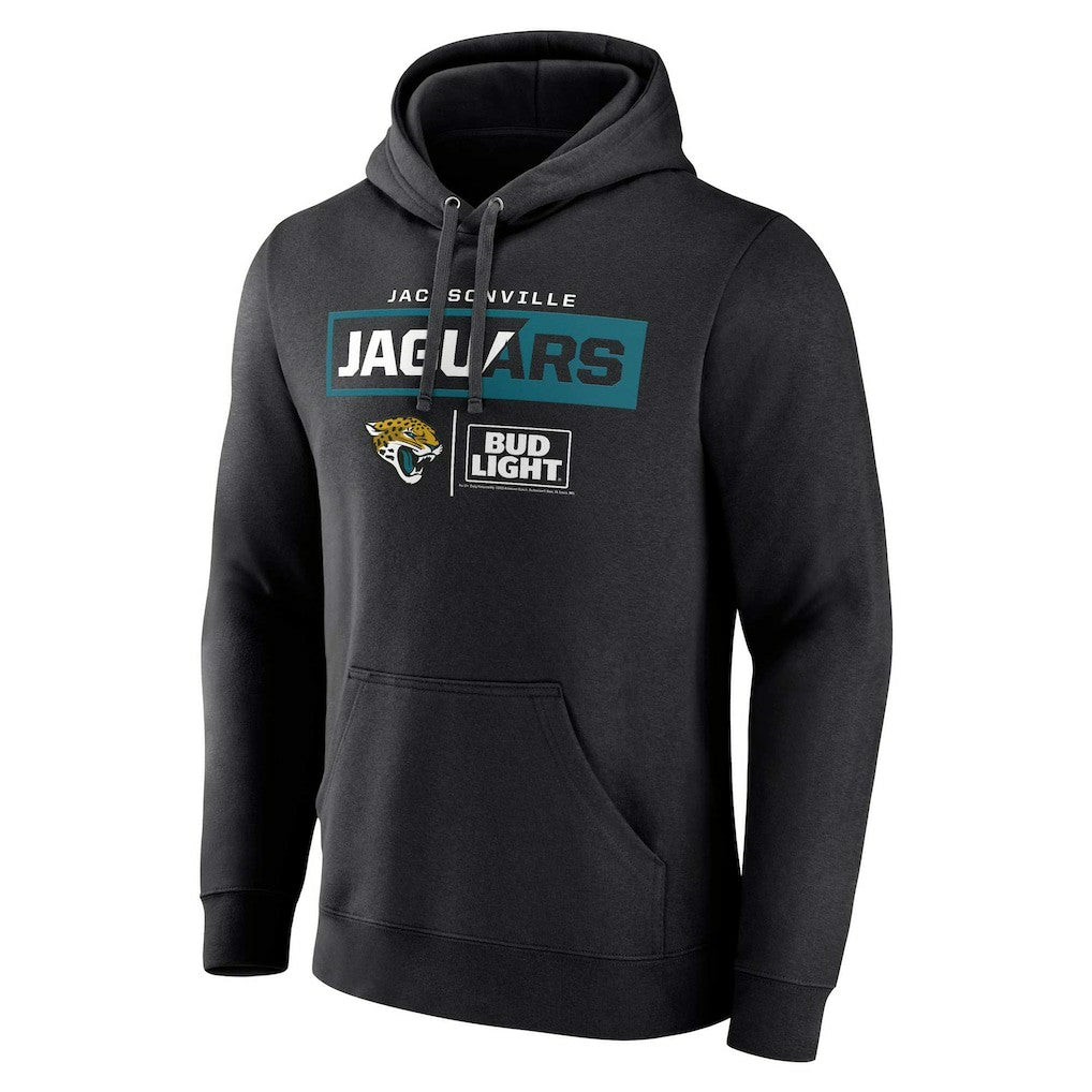 Jacksonville Jaguars NFL x Bud Light Pullover Hoodie Black - NFL