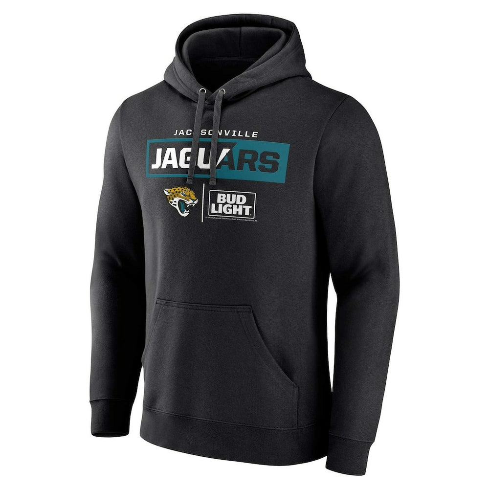 Jacksonville Jaguars NFL x Bud Light Pullover Hoodie Black - NFL