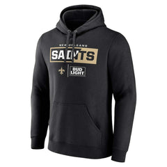 New Orleans Saints NFL x Bud Light Pullover Hoodie Black - NFL