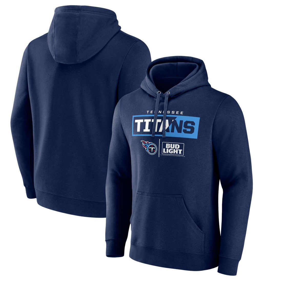 Tennessee Titans NFL x Bud Light Pullover Hoodie Navy - NFL