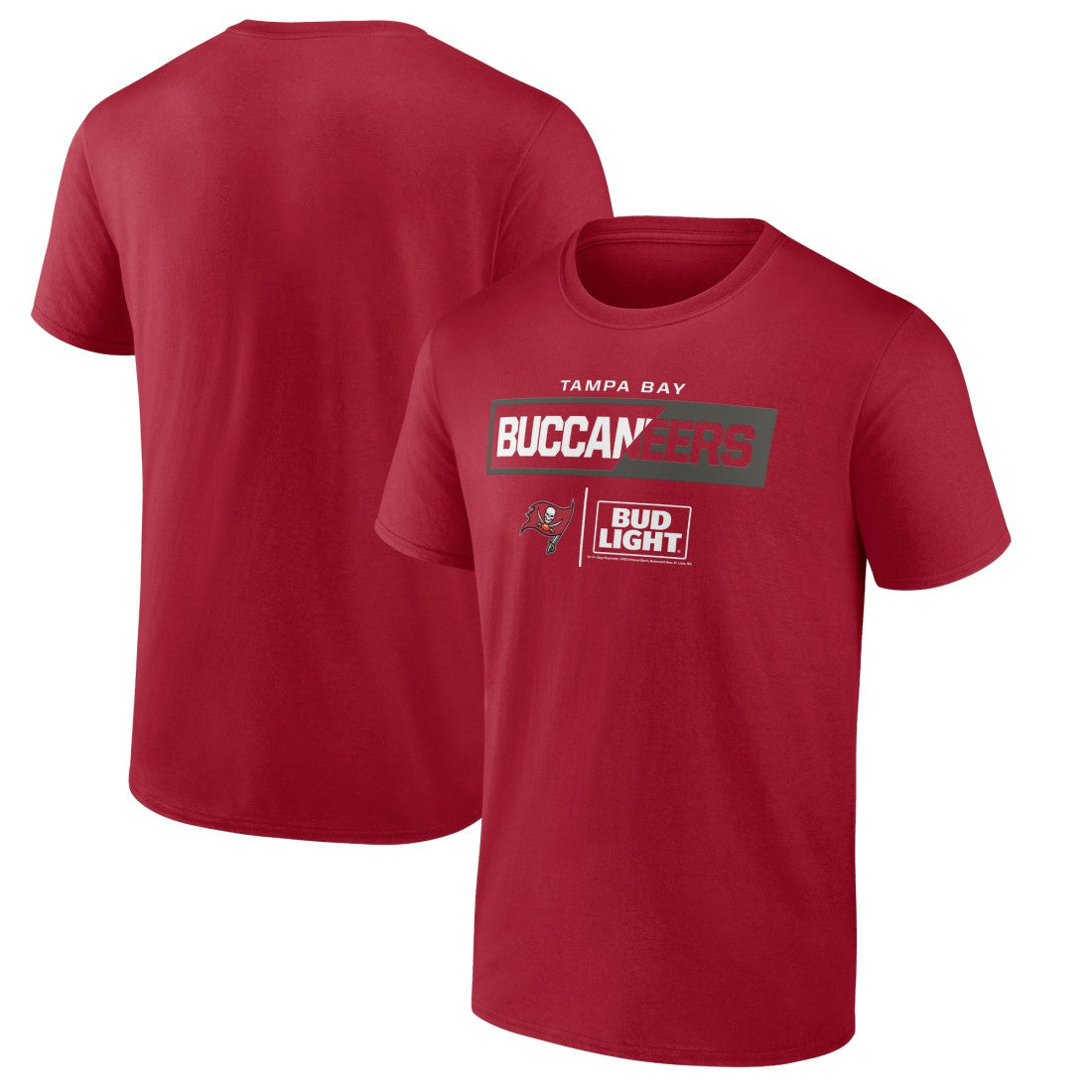 Tampa Bay Buccaneers NFL x Bud Light T-Shirt Red - NFL