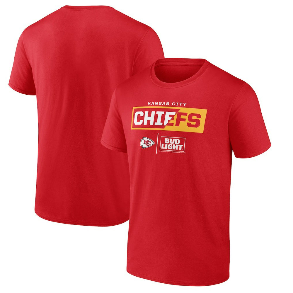 Kansas City Chiefs NFL x Bud Light T-Shirt Red - NFL