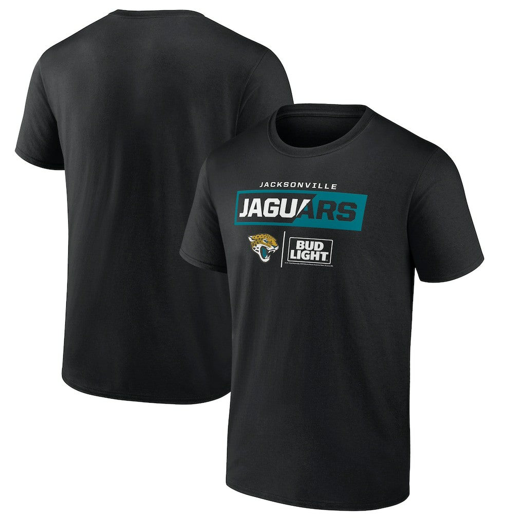 Jacksonville Jaguars NFL x Bud Light T-Shirt Black - NFL