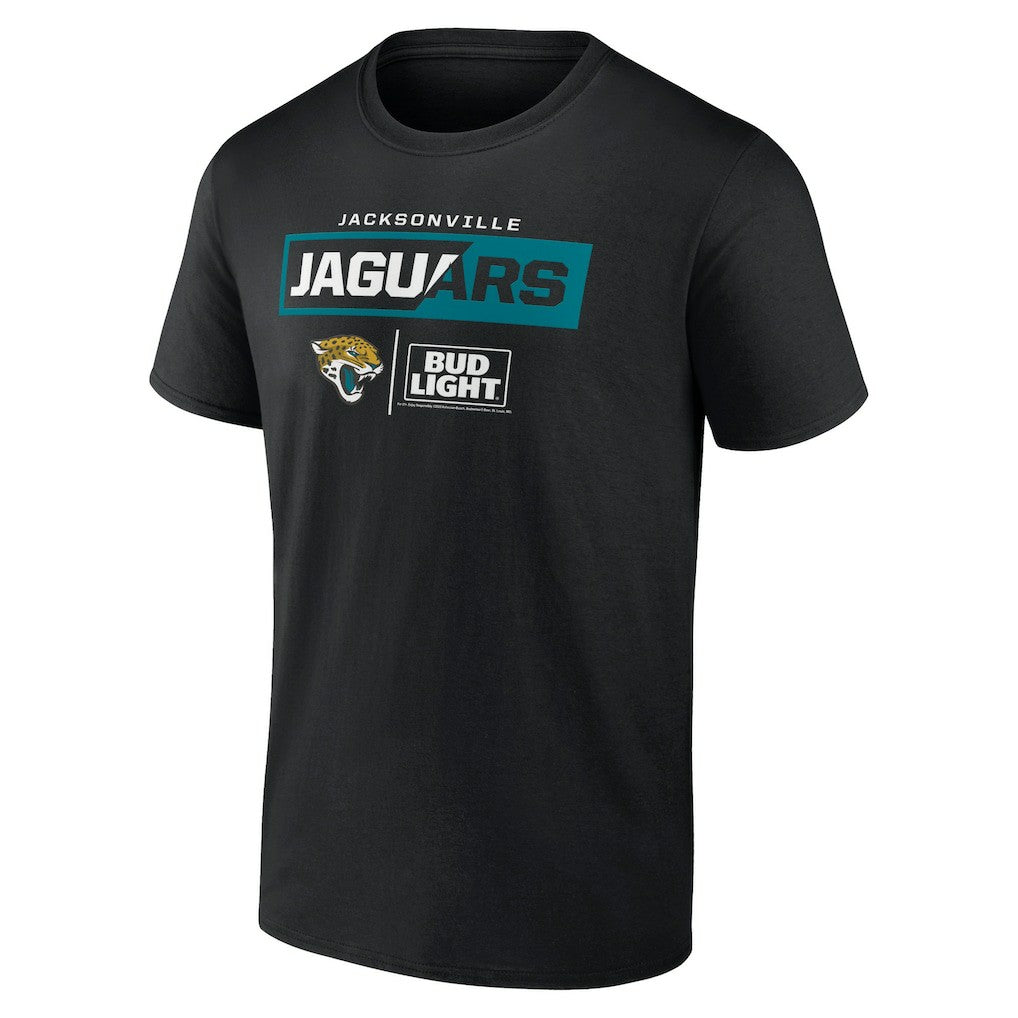 Jacksonville Jaguars NFL x Bud Light T-Shirt Black - NFL