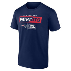 New England Patriots NFL x Bud Light T-Shirt Navy - NFL