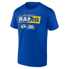 Los Angeles Rams NFL x Bud Light T-Shirt Royal - NFL