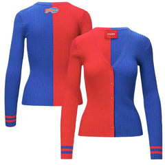 Buffalo Bills STAUD Women's Cargo Sweater Red/Royal - NFL