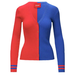 Buffalo Bills STAUD Women's Cargo Sweater Red/Royal - NFL