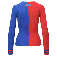 Buffalo Bills STAUD Women's Cargo Sweater Red/Royal - NFL