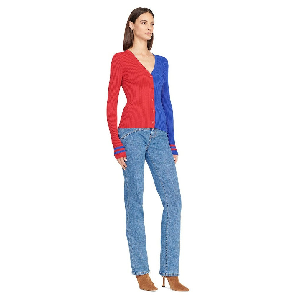 Buffalo Bills STAUD Women's Cargo Sweater Red/Royal - NFL