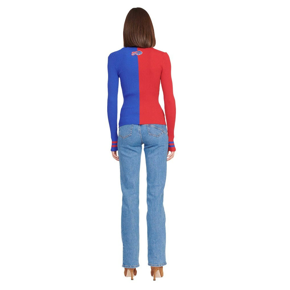 Buffalo Bills STAUD Women's Cargo Sweater Red/Royal - NFL