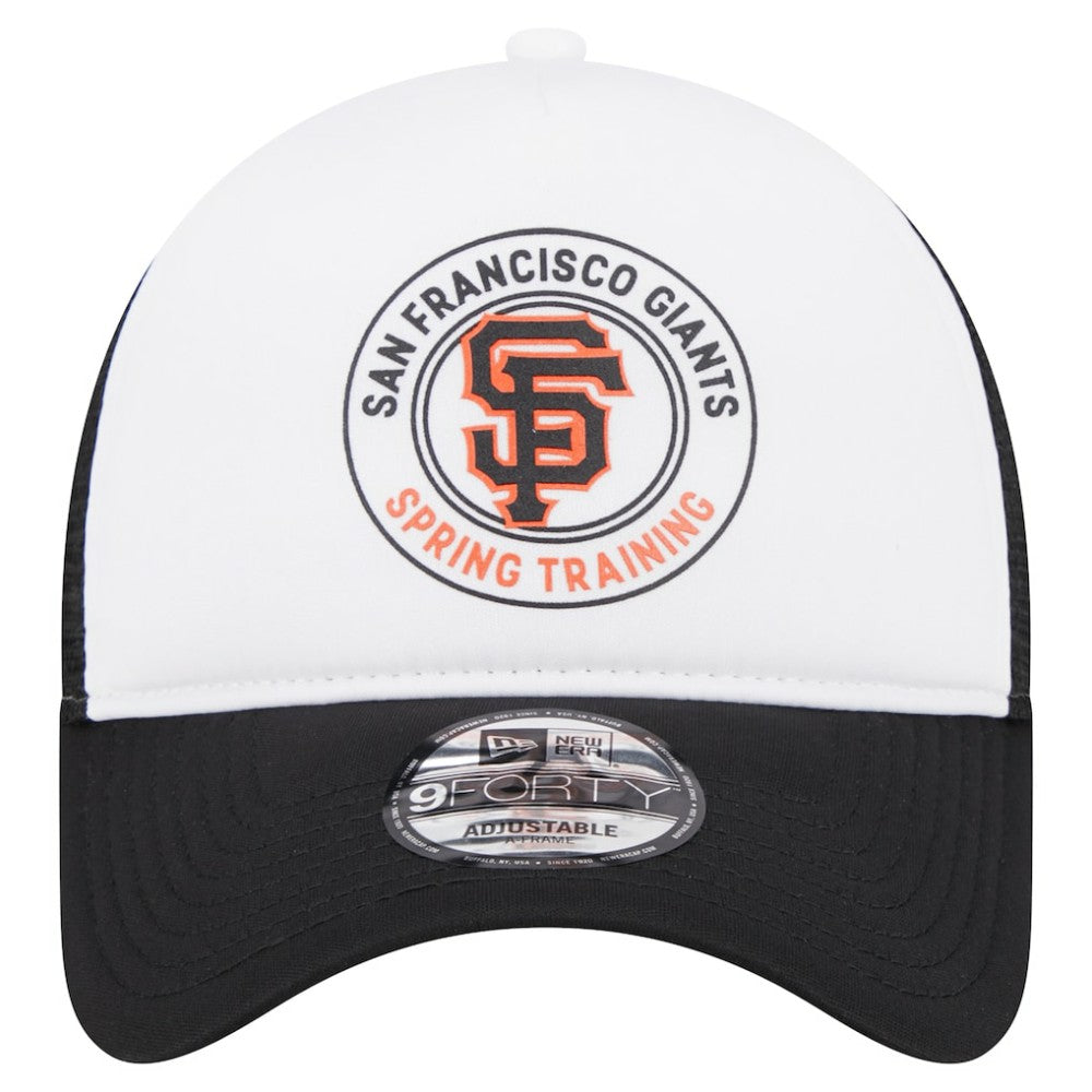 San Francisco Giants New Era Spring Training Circle Foam A-Frame 9FORTY Trucker Adjustable Hat Online